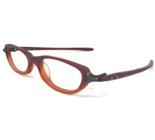Vintage Oakley Eyeglasses Frames Tangent 11-715 Lava Matte Red Orange 48-18-133 picture