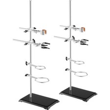 VEVOR Lab Stand Support Laboratory Retort Support Stand 2 Sets With Clamps picture