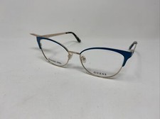 GUESS GU 2796 087 54/17/140 TEAL GOLD FLEX HINGE EYEGLASS FRAME &W49 picture