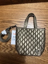 Lug Tip Toe Metallic Walnut Cross Body Bag New with Tags picture