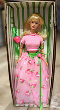 Avon Barbie Strawberry Sorbet Special Edition Fashion Doll 11.5in Unopened picture