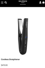 Balmain Paris Hair Couture Cordless Hair Straightener NIB picture
