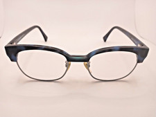 SEE Eyewear 2180 Black With Blue 48[]19 140 Made Italy T928 picture