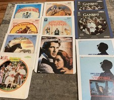 Lot of 9 RCA SELECTAVISION VIDEO DISC MOVIE Used condition  Ced picture
