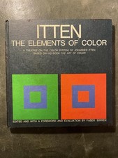 The Elements of Color: Treatise on Color System of Johannes Itten - GOOD picture