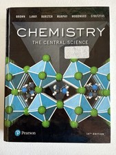 Pearson Chemistry: The Central Science 14th Edition Brown LeMay Bursten Hardcov… picture