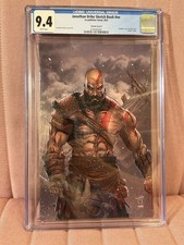 KRATOS FIRE AND ICE THE ART OF JONATHAN URIBE MEGACON FOIL LMTD TO 30 CGC 9.4 picture