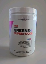 Livingood Daily Greens & Superfood Powder For Gut Health Berry Flavor Exp 6/28 picture