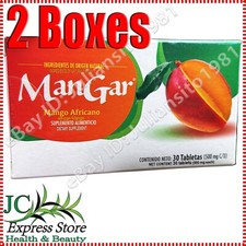 2 BOXES MANGAR 60 TABLETAS 500 MG MANGO AFRICANO & GARCINIA GAMBOGIA picture