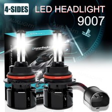 2x 9007/HB5 LED Headlight Bulbs Kit 6500K White High Low Beam Light Super Bright picture