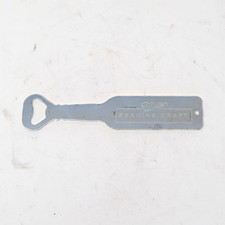 Vintage Miller Genuine Draft Bottle Opener Metal Barware Beer Advertising MGD picture