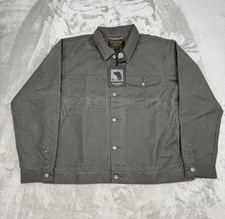 CC Filson Tin Cloth Cruiser Jacket Mens 2XL XXL Waxed Cotton Mackinaw Gray Chore picture
