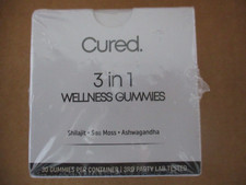 Cured 3 in 1 Wellness Gummies Shilajit, Sea Moss, Ashwagandha, 30 Gummies picture