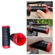 Universal Handlebar Grip Cover Non-Slip Wrap-Around Silicone Pair picture