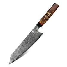 TYCOS 8” Japanese Damascus Chef Knife VG10 Steel Ultra Sharp Kitchen Knife picture