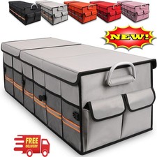 Organizador de maletero grande, con base antideslizante, impermeable, plegable y picture
