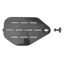 1984-1989 C4 Corvette Fuse Box Cover Black ABS w Lock Knob Direct Fit 14047597 picture