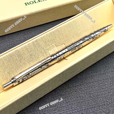 Rare Rolex Vintage Silver Ballpoint Pen Executive Style VIP Gift picture