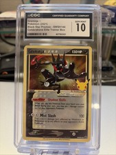 2021 POKEMON SWSH BLACK STAR PROMO #144 GRENINJA-GOLD STAR CGC 10 GEM MINT picture