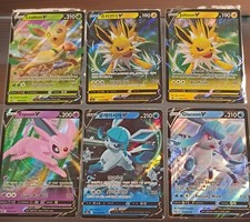 Pokemon TCG Holo Promo 6 Card Lot: Leafeon V Jolteon V Espeon V Glaceon V picture