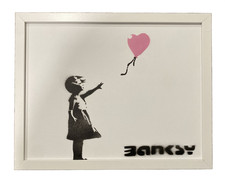 Banksy Graffiti Art Girl With Balloon Painting 12x15 picture