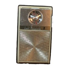 Zenith Royal 59 Eight Transistor Radio Vintage Audio Electronics Gold picture