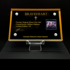 RARE- Braveheart - 35mm Film Cell Encased in stylish display picture