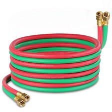 ABN Oxy Acetylene Torch Hose 25 Foot x 1/4 Inch B Fitting for Welding picture