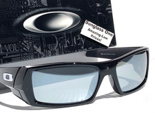 NEW Oakley GASCAN Black Ink POLARIZED Galaxy Chrome Mirror Lens Sunglass 9014-E3 picture
