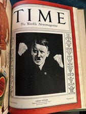 Time Magazine Adolf Hitler Nazi Germany First Cover 1931 Bound October December picture