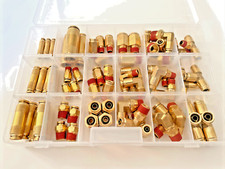 Brass D.O.T Push in Air Brake Fittings 62pcs -SWIVEL Elbow Fittings-MADE IN USA picture