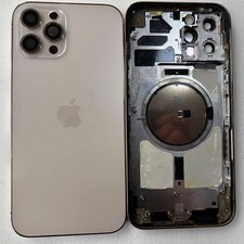 Original Pulled iPhone 12 Pro Max Rear Housing Assembly (Gold) Grade A OEM picture