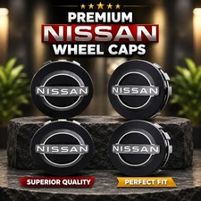 4 x Center Caps Nissan Frontier Kicks Leaf Pathfinder Rogue 403426TA1A Wheel 2.5 picture