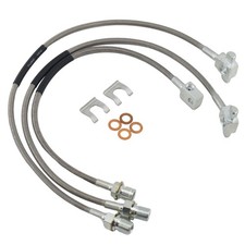 3PCS Stainless Steel Brake Lines Set Fits Chevy GMC C K Truck 4-6 Lift Durable picture