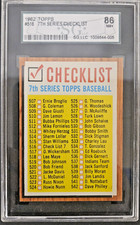 1962 Topps #516 Checklist 507-598 SGA 86 NM+ (ONLY 2 PSA 9s exist) picture
