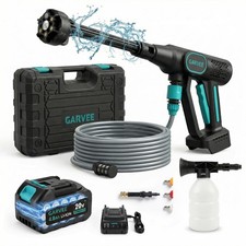 Garvee Portable Cordless Pressure Washer 20V 4.0Ah Battery 500 PSI 6-in-1 Nozzle picture