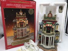 SANTA'S WORKBENCH Moorfoot Manor Christmas Village W/ Light & Box picture