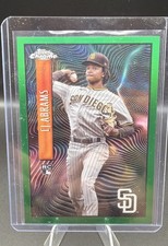 2022 Topps Chrome Sonic - Exposé C.J. Abrams #EX-5 Green /99 (RC) picture