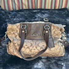 COACH ASHLEY SIGNATURE CARRYALL. picture