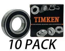 10PACK TIMKEN 6206-2RS 30X62X16MM Double Rubber Seal Bearings USA Brand 6206RS picture