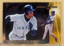 1997 Pinnacle X-Press MEN OF SUMMER #7 Ken Griffey Jr  HOF RARE PARALLEL picture