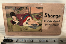Erotic Art Japanese SHUNGA (20) Wooden Matchbooks Factory Sealed picture