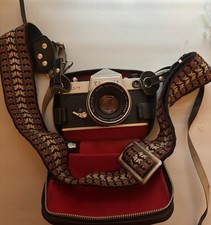 Yashica J-7 SLR Camera w/ Auto Yashinon-DX 50mm f/1.7 Lens, Case, Meter Works picture