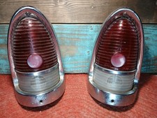 Original 1955 OEM Chevrolet Bellaire Tail Lights Authentic Tristar picture