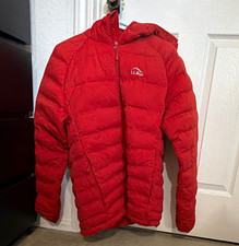 L.L.Bean Men's Size Small 850 Down Puffer Jacket- Res Hooded Full Zip picture