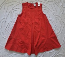 Anthropologie Maeve Alissa Orange Swing Dress S picture