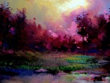 Buck Paulson's THE MEADOW 20x16 Original Oil Painting from Studio Series 7 picture