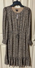 NWT Talbots Animal Print Dress Size 6 Petite picture