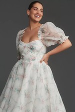Anthropologie Selkie Ritz Dress Puff Sleeve Ball Gown Debutante Plus Size 2X NEW picture