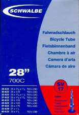 Schwalbe SV17 Bicycle Inner Tube with Presta Valve 37-622 Mm 28 X 1 3/8 X 1 5/8 picture